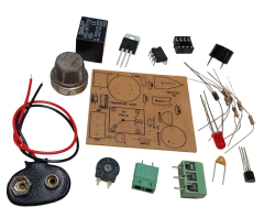 DC 9-12V MQ-4 Gaz Sensörü Kendin Yap Hobi Devresi DIY Lehimleme Kiti - Demonte(Montesiz)