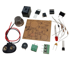 DC 9-12V MQ-4 Gaz Sensörü Kendin Yap Hobi Devresi DIY Lehimleme Kiti - Demonte(Montesiz)