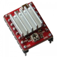A4988 Soğutuculu DC 8-35V 2A Step Motor Sürücü Kartı Kırmızı PCB