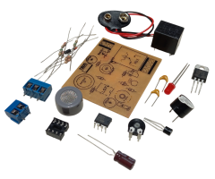 DC 9-12V MQ-7 CO Karbonmonoksit Sensörü Kendin Yap Hobi Devresi DIY Lehimleme Kiti - Demonte(Montesiz)