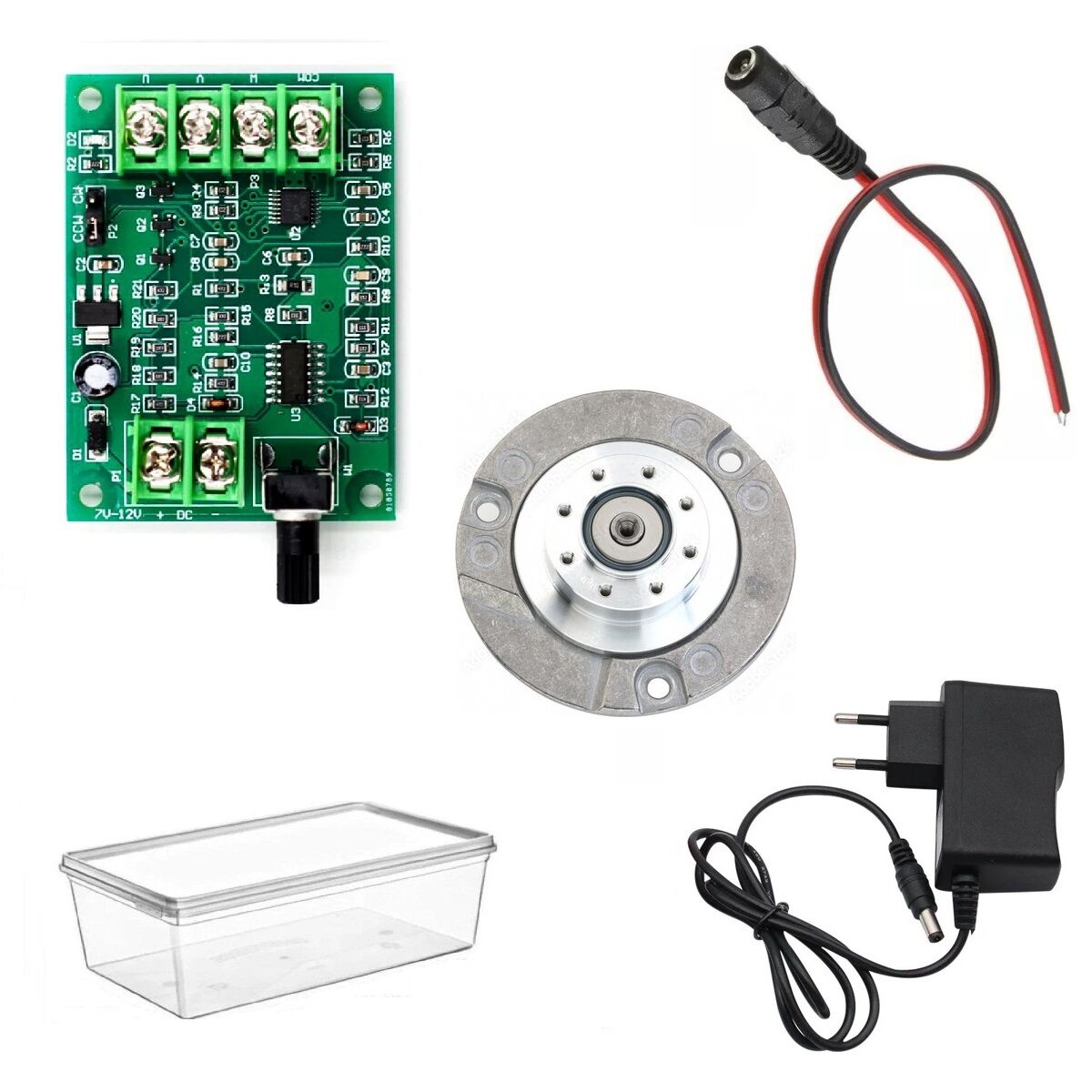Kutulu Hard Disk Sürücü Motoru HDD BLDC Fırçasız Motor Hız Kontrolü Öğrenci Deney Seti