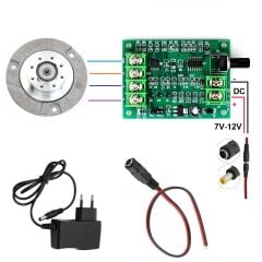 Kutulu Hard Disk Sürücü Motoru HDD BLDC Fırçasız Motor Hız Kontrolü Öğrenci Deney Seti