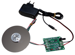 Kutulu Hard Disk Sürücü Motoru HDD BLDC Fırçasız Motor Hız Kontrolü Öğrenci Deney Seti