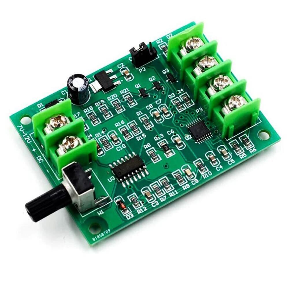 DC 7-12V Fırçasız Motor Sürücü Kartı 3 Uç ve 4 Uç BLDC HDD Motora Uyumlu