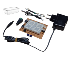 Kutulu DC 12V Termometre Sıcaklık Ölçer Öğrenci Elektrik Devresi Hobi Deney Seti