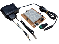 Kutulu DC 12V Termometre Sıcaklık Ölçer Öğrenci Elektrik Devresi Hobi Deney Seti