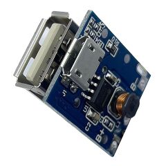 5 Adet Micro USB Girişli Powerbank Şarj Devresi Koruma 3.7V Lipo, Li-ion Pili 5V Dişi USB Çıkışa Güçlendirme Modülü