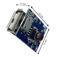 5 Adet Micro USB Girişli Powerbank Şarj Devresi Koruma 3.7V Lipo, Li-ion Pili 5V Dişi USB Çıkışa Güçlendirme Modülü