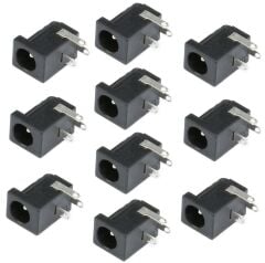 Power Güç Giriş Konnektörü PCB Şase Tip (2.5mm) - 10 Adet
