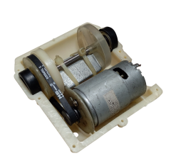 DC 12-24V Kutulu Güçlü Titreşim Motoru Kasnak Kayış Rulman Mil Sistemi Öğrenci Hobi Deney Seti - Demonte(Montesiz)