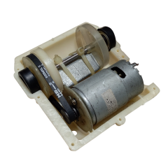 DC 12-24V Kutulu Güçlü Titreşim Motoru Kasnak Kayış Rulman Mil Sistemi Öğrenci Hobi Deney Seti - Demonte(Montesiz)