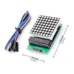 MAX7219 Dot Matrix 8x8 Led Ekran Display Modülü