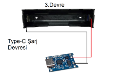 3.7V 18650 Li-ion Pili Şarj Modülü ile 5V USB Çıkışlı Mini Powerbank Devresi Öğrenci Hobi Deney Seti (4 Devre)