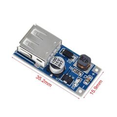DC 5V 600 mA USB Çıkışlı Voltaj Yükseltici Regülatör Kartı-Step Up - 5 Adet