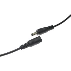 10cm Kablolu DC Barrel Soket Takımı - Siyah