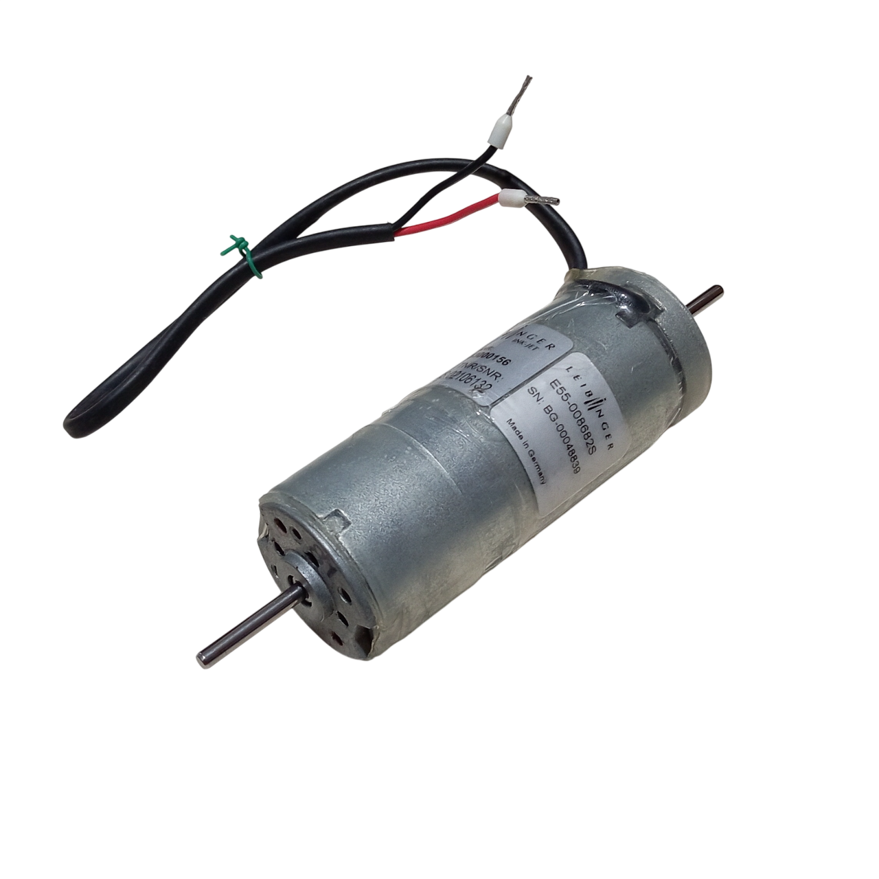 DC 24V 4700Rpm (Çap 33mm Uzunluk 125mm) Çift Milli Yüksek Hızlı 20cm Kablolu DC Motor