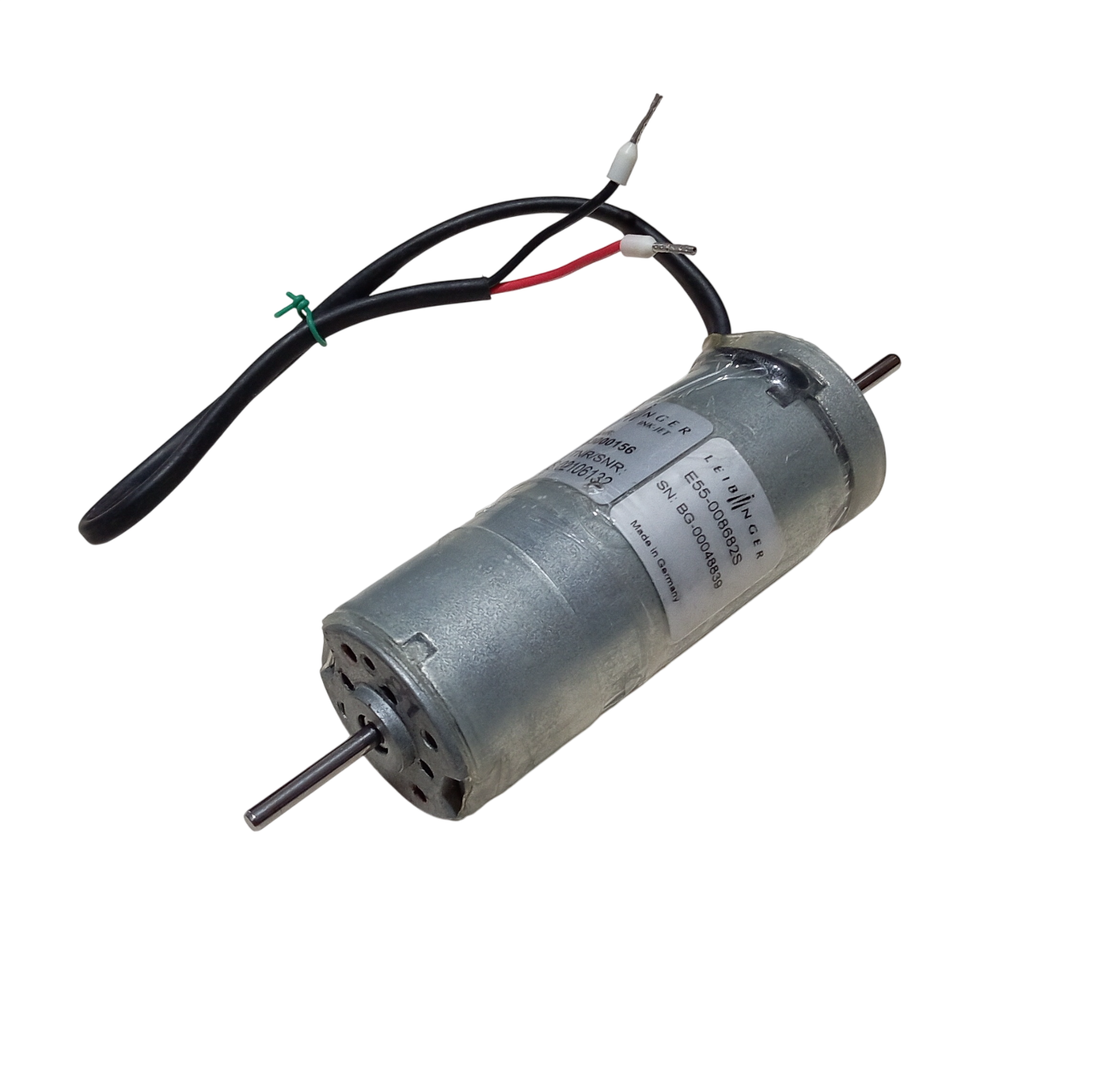 DC 3-24V 4700Rpm (Çap 33mm Uzunluk 125mm) Çift Milli Yüksek Hızlı 20cm Kablolu DC Motor