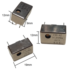 2 Adet Z38-A2 14.85MHz NDK Dikdörtgen 4 Bacaklı Kristal Osilatör