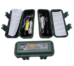 3 Adet Cata CT-8024 USB-C Şarj Edilebilir Su Geçirmez 3 Modlu Güçlü El Feneri 200lm 5W 3.7V Beyaz Işık