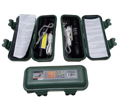 3 Adet Cata CT-8024 USB-C Şarj Edilebilir Su Geçirmez 3 Modlu Güçlü El Feneri 200lm 5W 3.7V Beyaz Işık