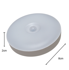 3 Adet Noas YL05-5002 Kablosuz Hareket Sensörlü Mıknatıslı USB-C Şarjlı Dolap İçi Aydınlatma 30lm 0.5W 5V Beyaz Işık