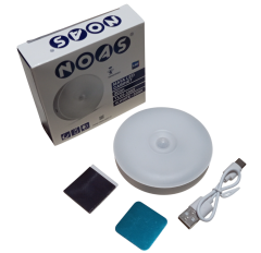 3 Adet Noas YL05-5002 Kablosuz Hareket Sensörlü Mıknatıslı USB-C Şarjlı Dolap İçi Aydınlatma 30lm 0.5W 5V Beyaz Işık