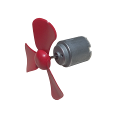 10 Adet Yuvarlak DC 3V Öğrenci Elektrik Deney Motoru ve 10 Adet Pervane