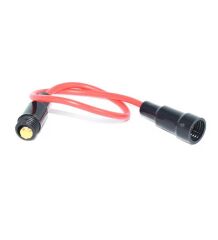 5x20mm Kablolu Cam Sigorta Yuvası - Siyah - 50 Adet