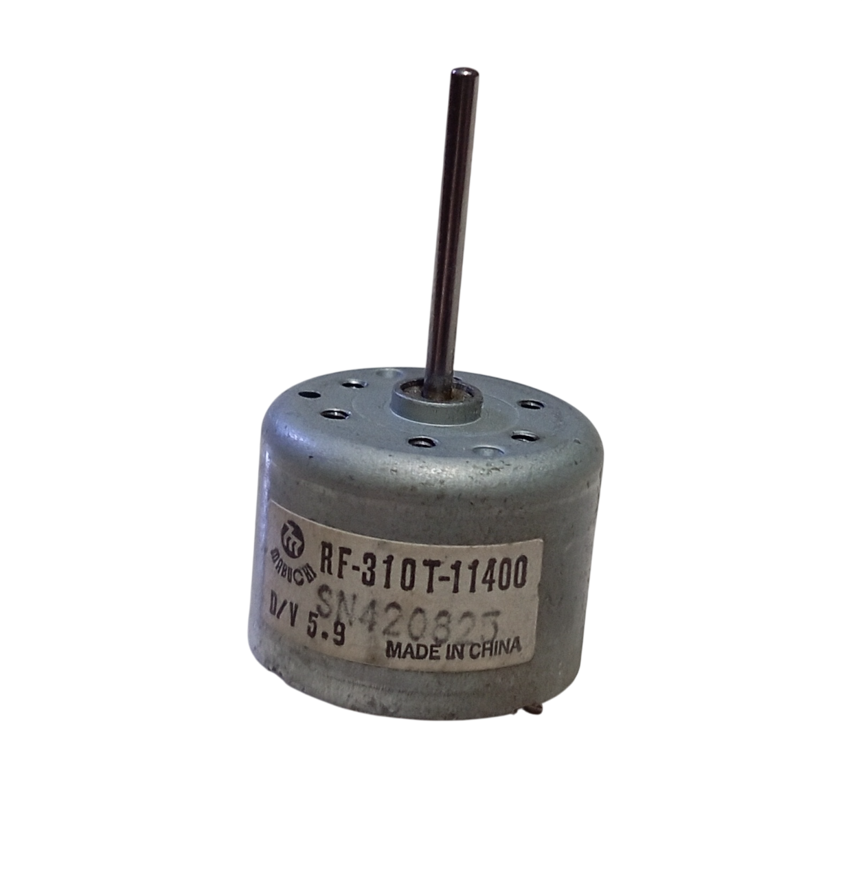 Mabuchi RF-310T-11400 DC 5.9V 6V 6400Rpm DC Motor 22mm Uzun Mil (Çap 24mm Uzunluk 45mm) Hobi Deney Motoru