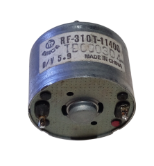 Mabuchi RF-310T-11400 DC 5.9V 6V 6400Rpm DC Motor 10mm Uzun Mil (Çap 24mm Uzunluk 33mm) Hobi Deney Motoru