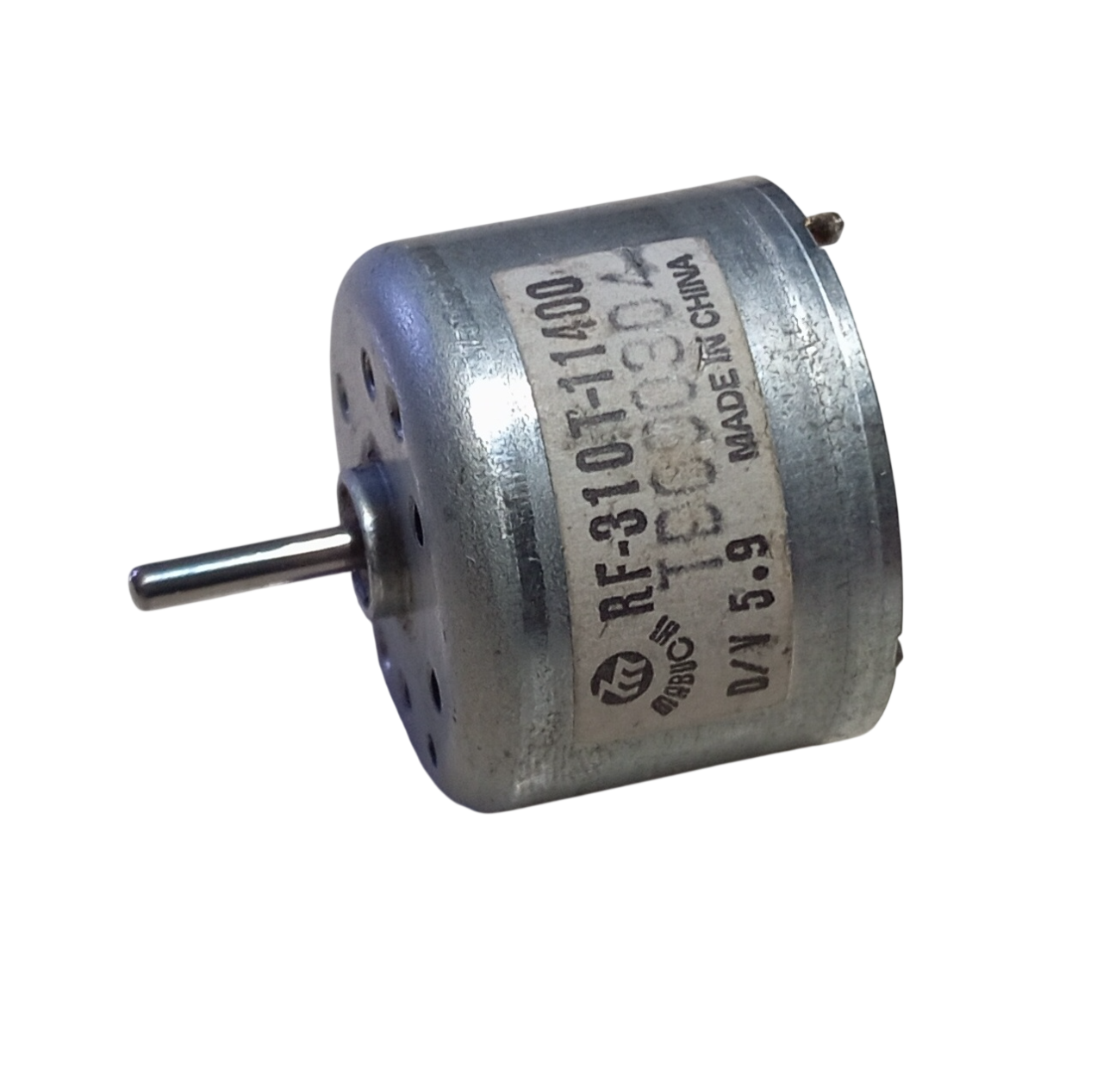 Mabuchi RF-310T-11400 DC 5.9V 6V 6400Rpm DC Motor 10mm Uzun Mil (Çap 24mm Uzunluk 33mm) Hobi Deney Motoru