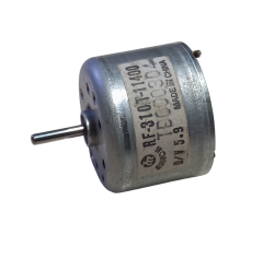 Mabuchi RF-310T-11400 DC 5.9V 6V 6400Rpm DC Motor 10mm Uzun Mil (Çap 24mm Uzunluk 33mm) Hobi Deney Motoru