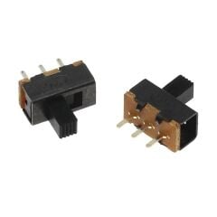 3 Pin SPDT On Off Kulaksız Sürgülü Anahtar 180° SS12F17G5 - 1000 Adet