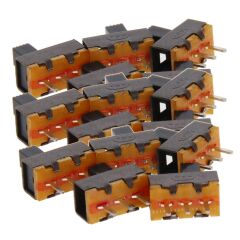 3 Pin SPDT On Off Kulaksız Sürgülü Anahtar 180° SS12F17G5 - 1000 Adet