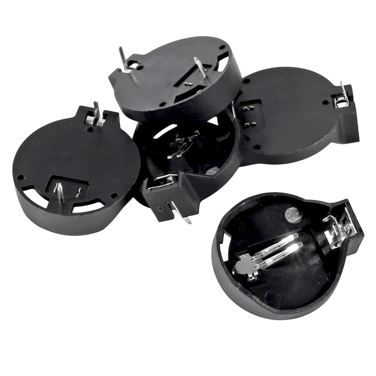 CR2032 CR2025 CR2016 Pcb Yatay Tip 3V Pil Soketi Para Düğme Bios Pil Tutucu Yuva - 300 Adet