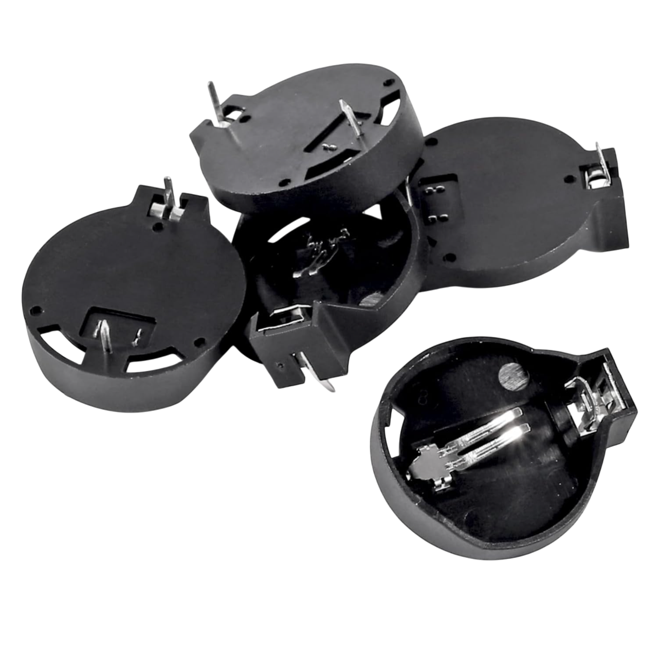 CR2032 CR2025 CR2016 Pcb Yatay Tip 3V Pil Soketi Para Düğme Bios Pil Tutucu Yuva - 300 Adet