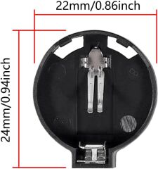 CR2032 CR2025 CR2016 Pcb Yatay Tip 3V Pil Soketi Para Düğme Bios Pil Tutucu Yuva - 300 Adet