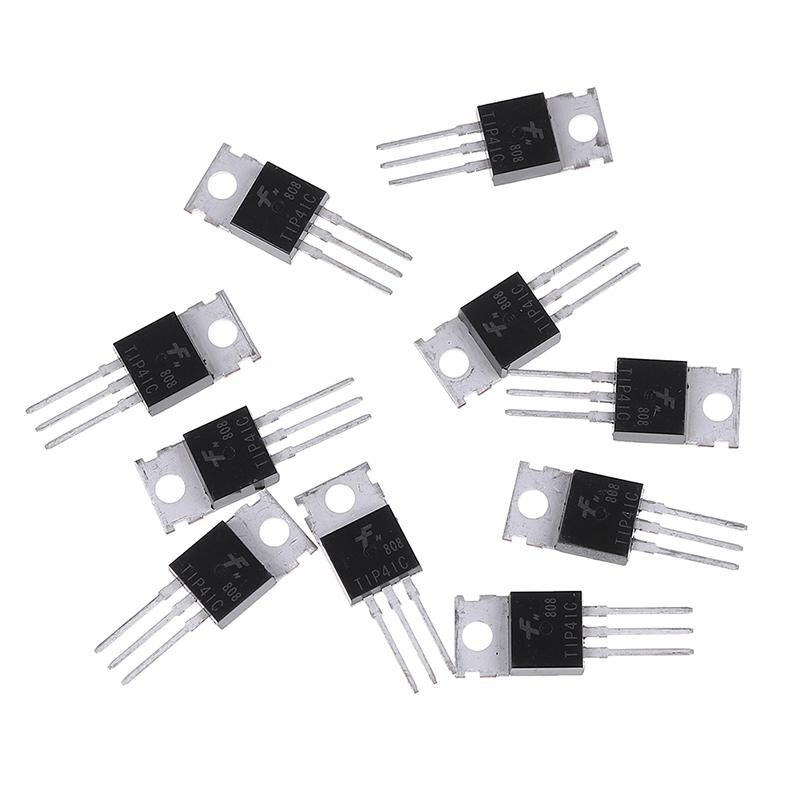 TIP41C Transistör BJT TO220 NPN 6A 100V - 10 Adet
