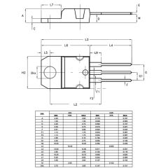 TIP41C Transistör BJT TO220 NPN 6A 100V - 10 Adet