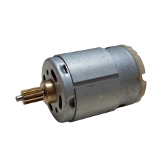 Ever RS-365 DC 9V 9750Rpm DC Motor 6mm Çaplı Metal Dişli (Çap 27.5mm Uzunluk 57mm) Hobi Oyuncak Elektrik Deney Motoru