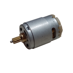 Ever RS-365 DC 9V 9750Rpm DC Motor 6mm Çaplı Metal Dişli (Çap 27.5mm Uzunluk 57mm) Hobi Oyuncak Elektrik Deney Motoru