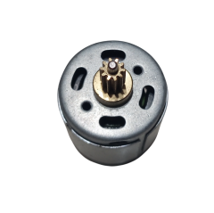 Ever RS-365 DC 9V 9750Rpm DC Motor 6mm Çaplı Metal Dişli (Çap 27.5mm Uzunluk 57mm) Hobi Oyuncak Elektrik Deney Motoru
