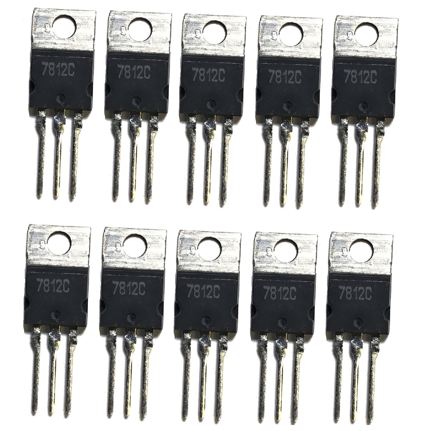 7812C 12V 1.5A Lineer Voltaj Regülatör- TO220 Kılıf - 10 Adet