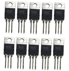7812C 12V 1.5A Lineer Voltaj Regülatör- TO220 Kılıf - 10 Adet