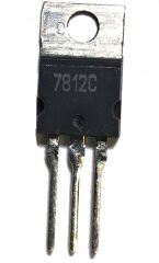 7812C 12V 1.5A Lineer Voltaj Regülatör- TO220 Kılıf - 10 Adet