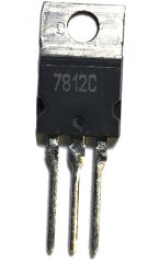 7812C 12V 1.5A Lineer Voltaj Regülatör- TO220 Kılıf - 10 Adet