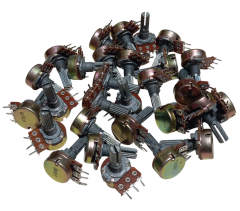 30 Adet B500R B500Ω Potansiyometre 500 Ohm Pot (Somunsuz ve Pulsuz)