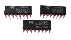 LM246N Programmable Quad Bipolar İşlemsel Yükselteç Entegresi - DIP16