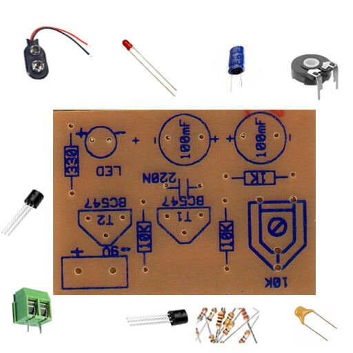Ayarlı Flaşör Devresi - Demonte(Montesiz)