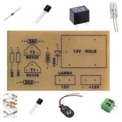 Karanlıkta Çalışan Röleli Devre - Demonte(Montesiz)